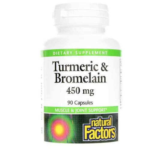 Turmeric & Bromelain 450 Mg, NF